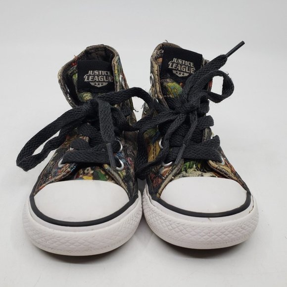 Justice League DC Comics Chuck Taylor All Stars Sneakers for Baby Infant Size 5 - Picture 3 of 10